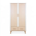 Armario con dos puertas y cajones bajos - beige